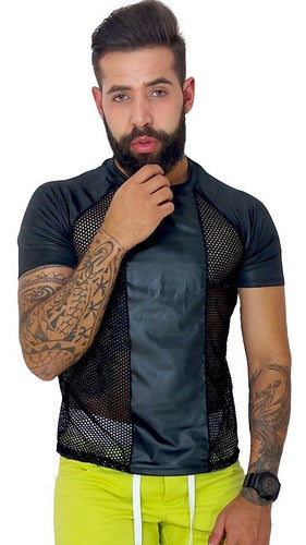 Camiseta Masculina Arrastão Frente Costas e Manga Cirrê