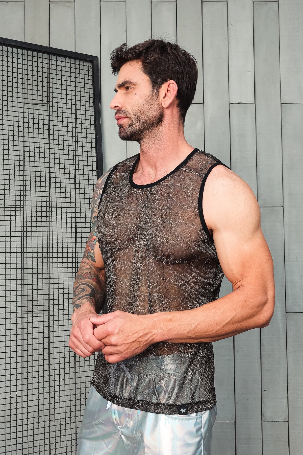 Regata em Malha Devorê Resinada