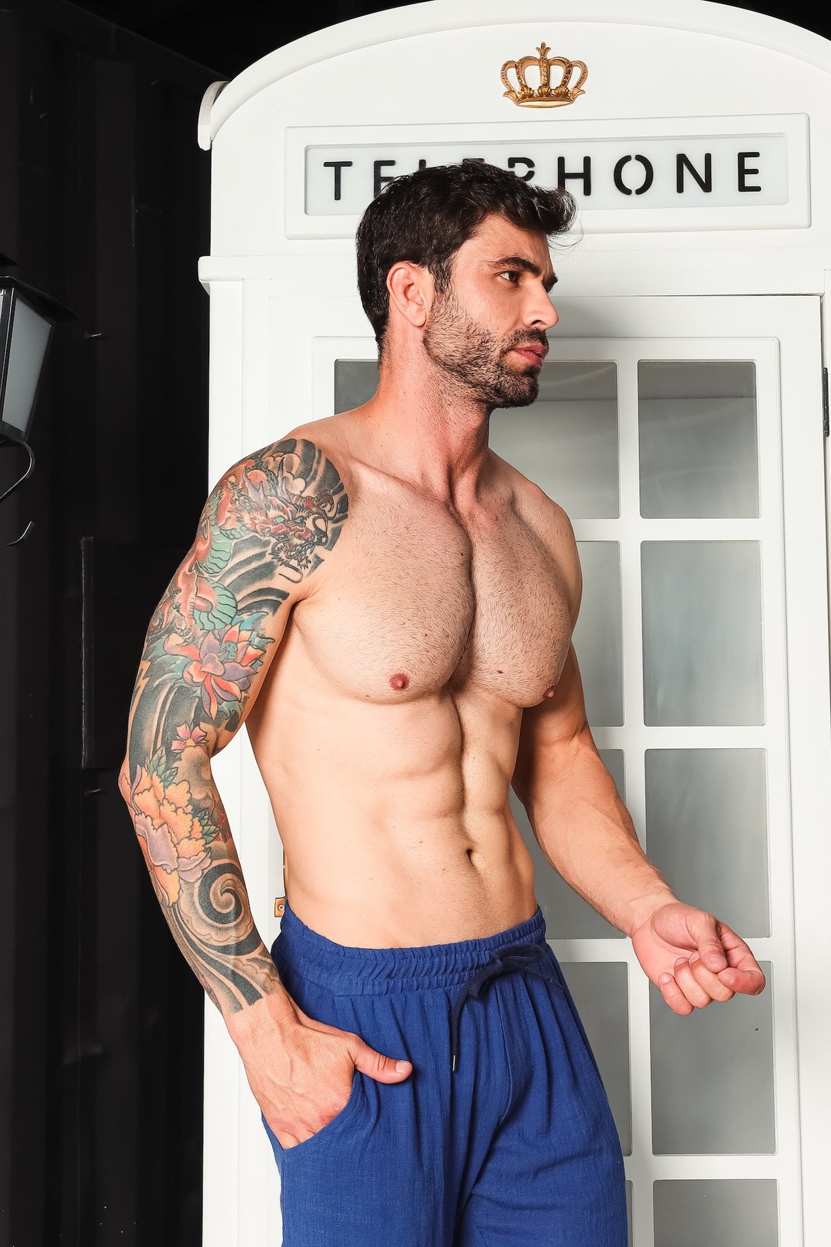 Calça Masculina em Malha Gaze