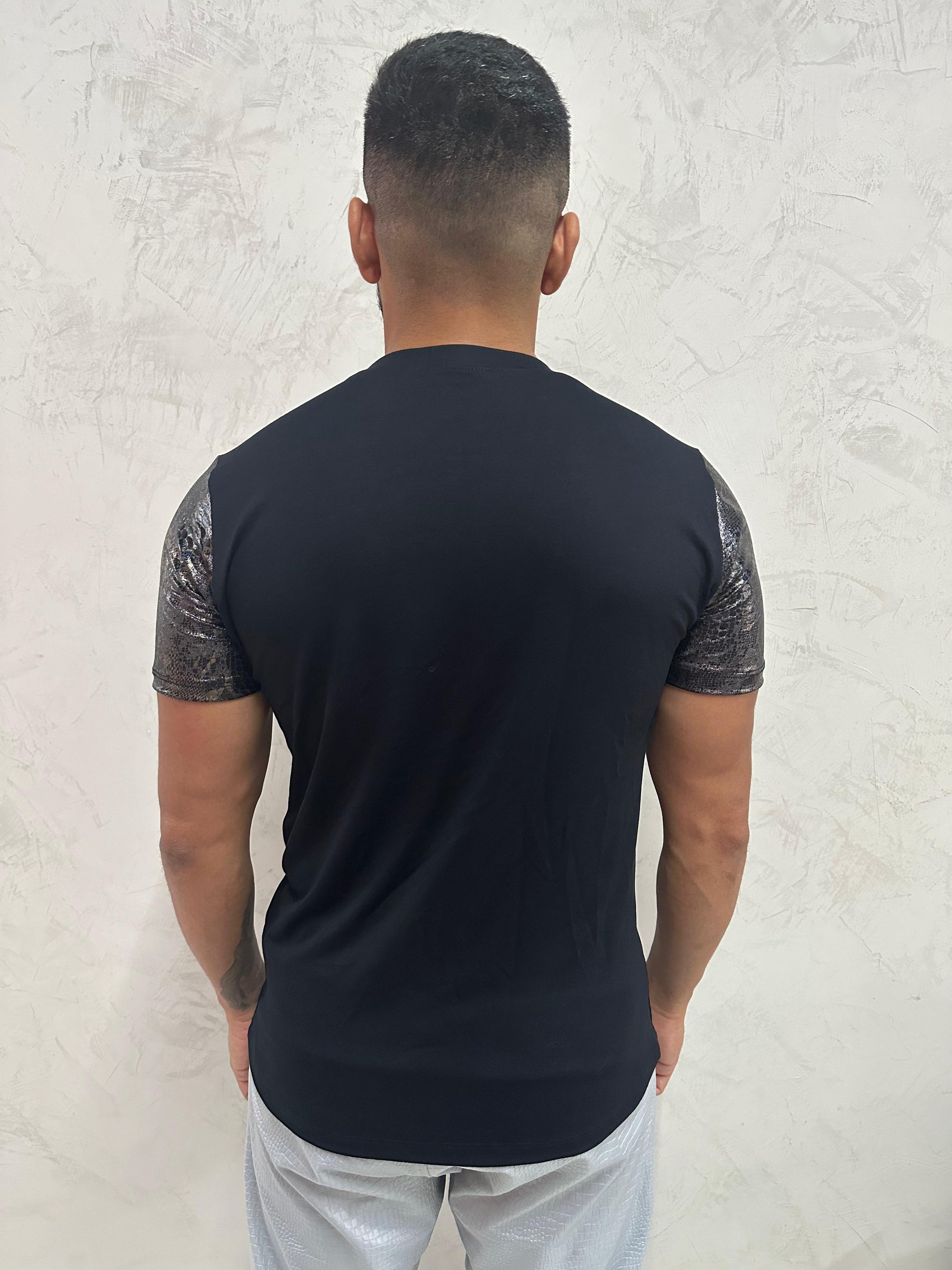 Camiseta Masculina Viscolycra Det Animal Print