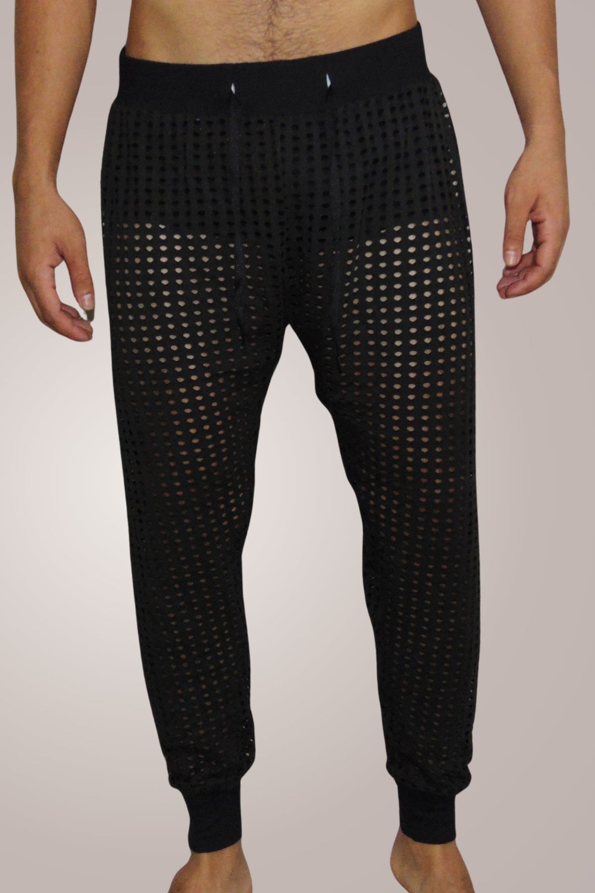 Calça Masculina de Arrastão Preto