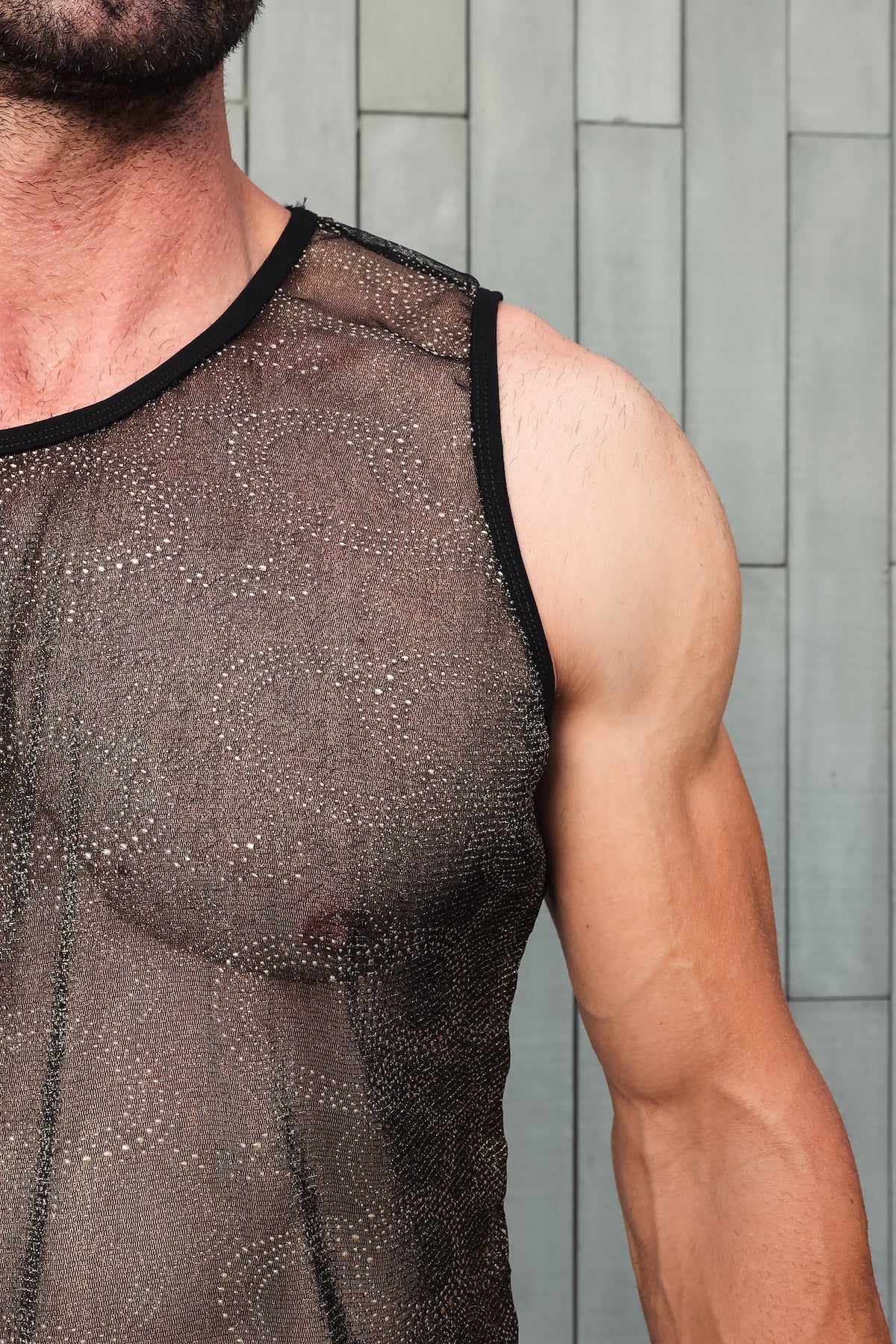 Regata em Malha Devorê Resinada