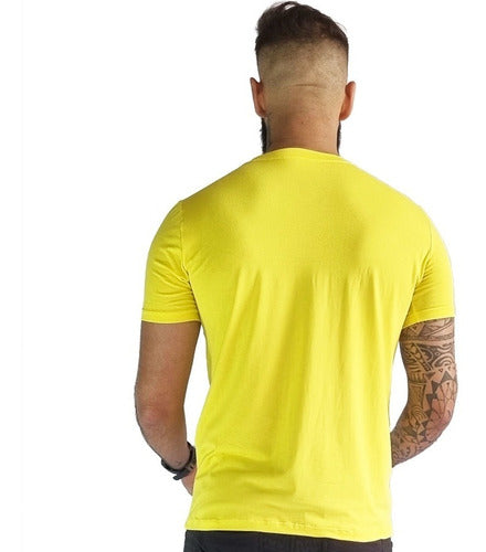 Camiseta Básica Masculina Amarela