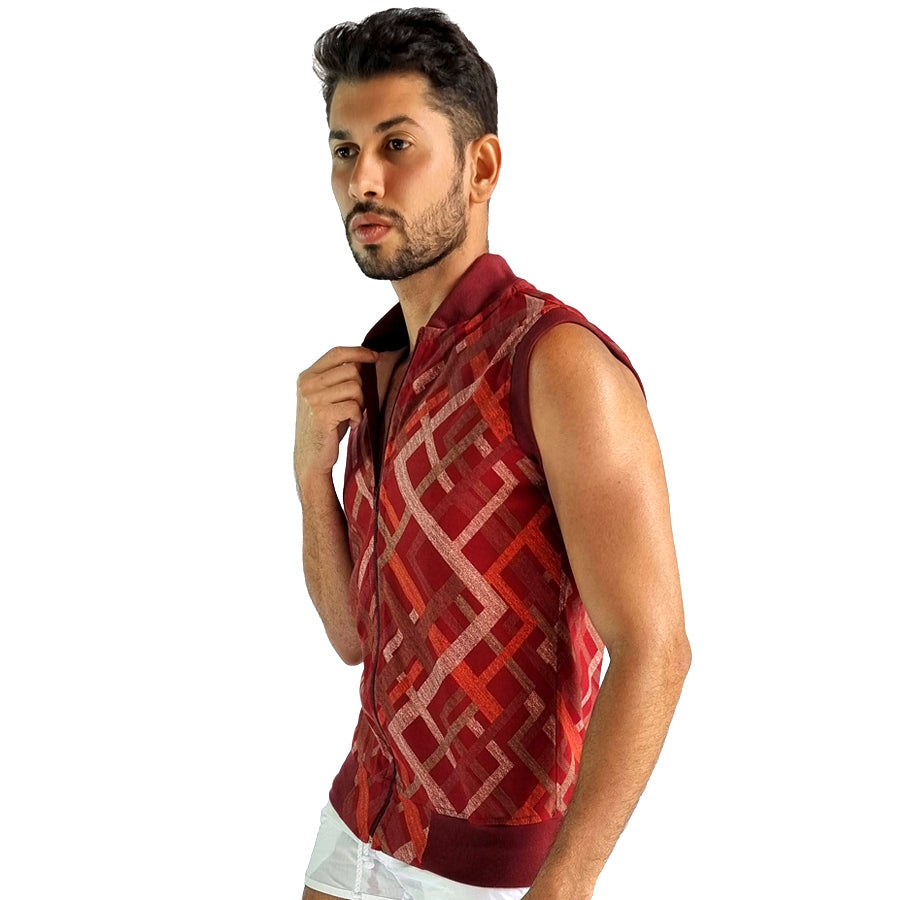 Colete Masculino Bengaline Estampado