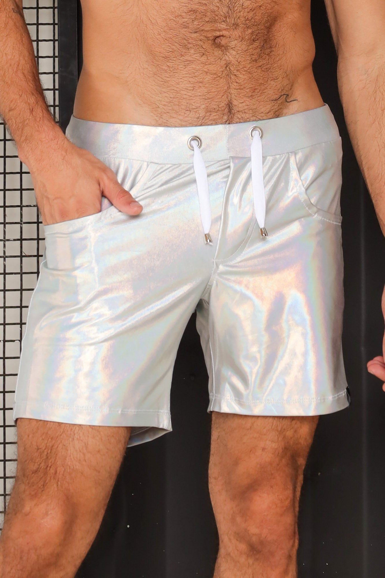 Short Masculino Metalizado
