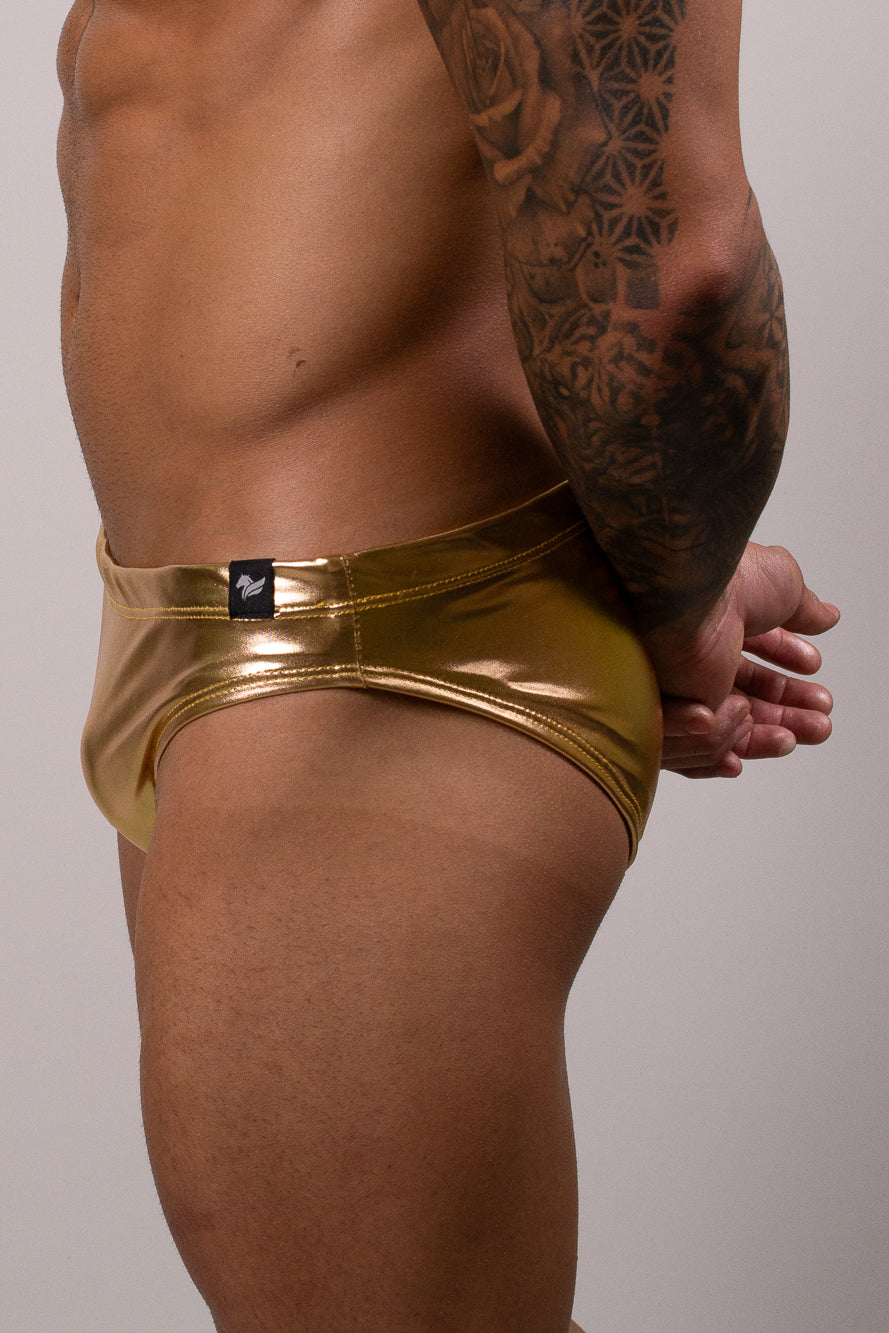 Sunga Super Slim Dourada