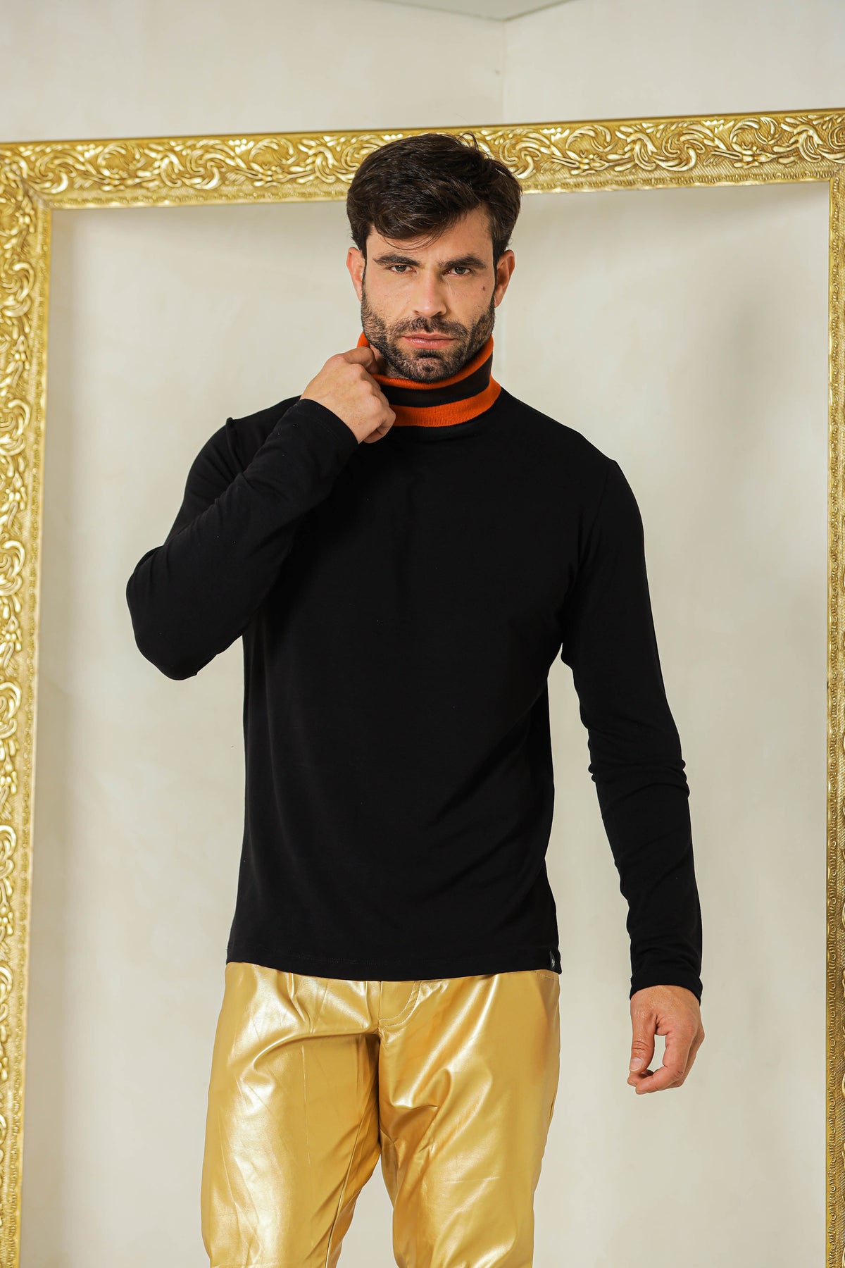 Blusa Masculina em Moletinho Gola Alta