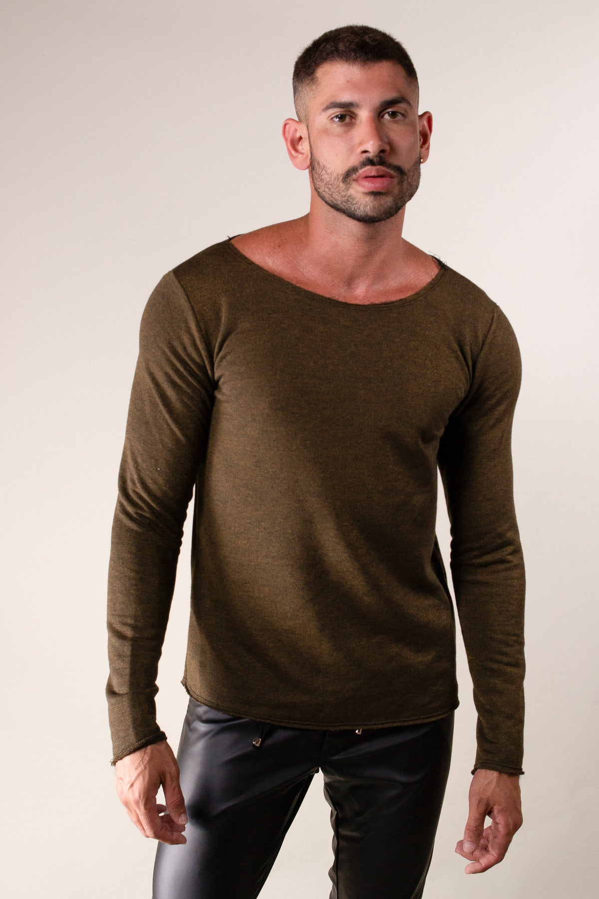 Blusa Masculina em Moletinho Lurex