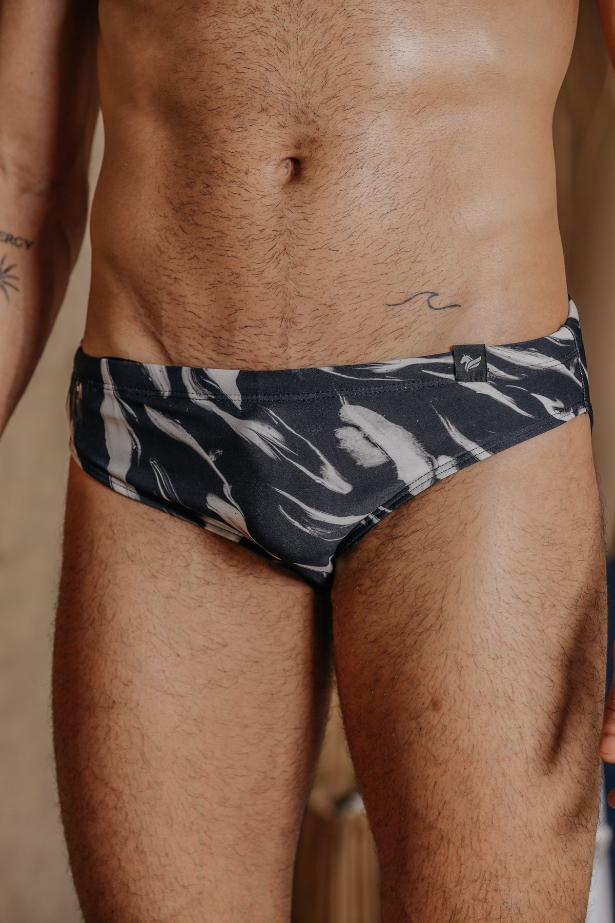 Sunga Super Slim Preta Gloss