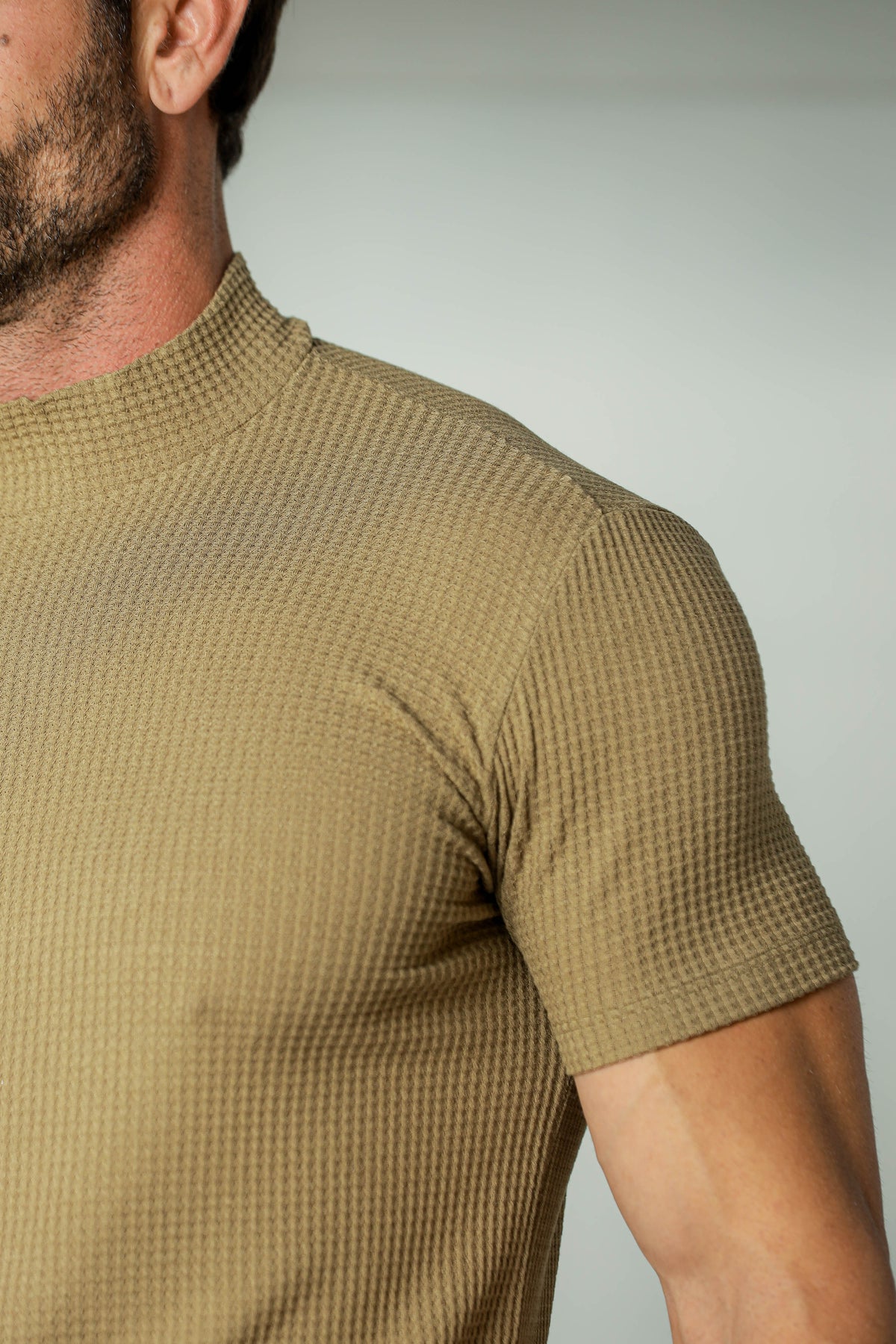 Camiseta Masculina em Malha Crepe