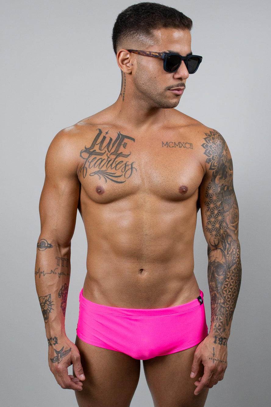 Sunga Clássica/Boxer Neon Pink