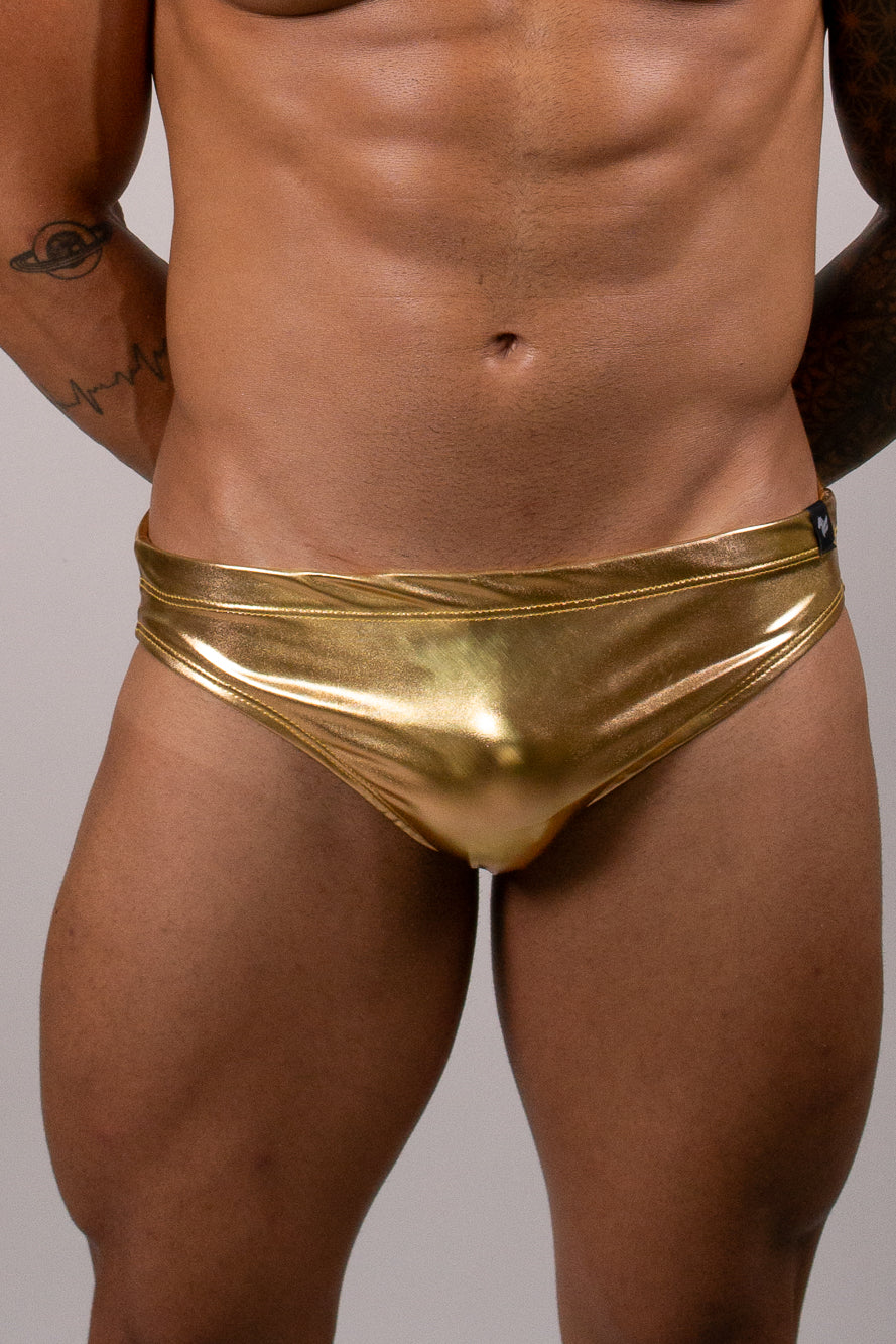 Sunga Super Slim Dourada