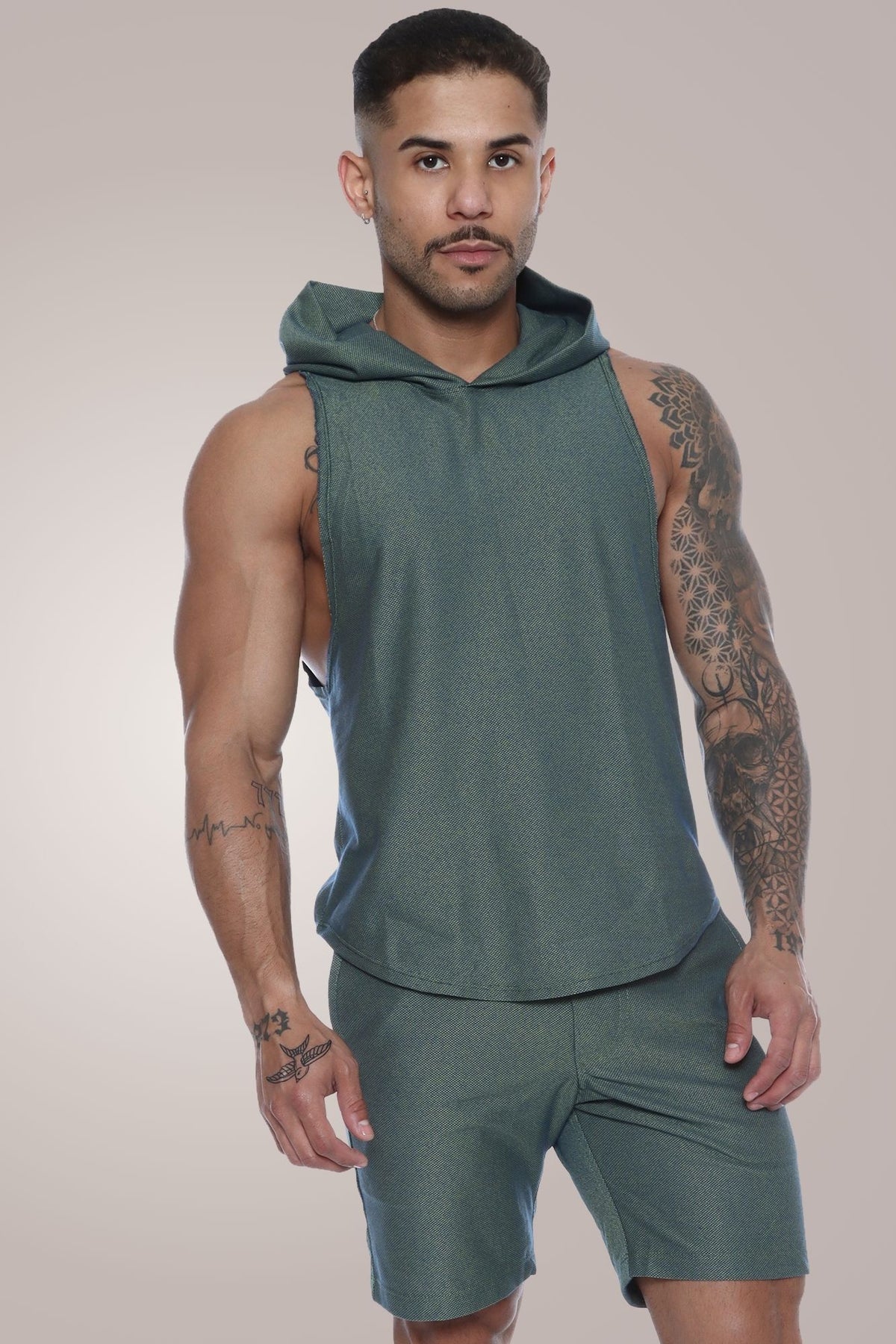 Conjunto Masculino em Malha Jeans