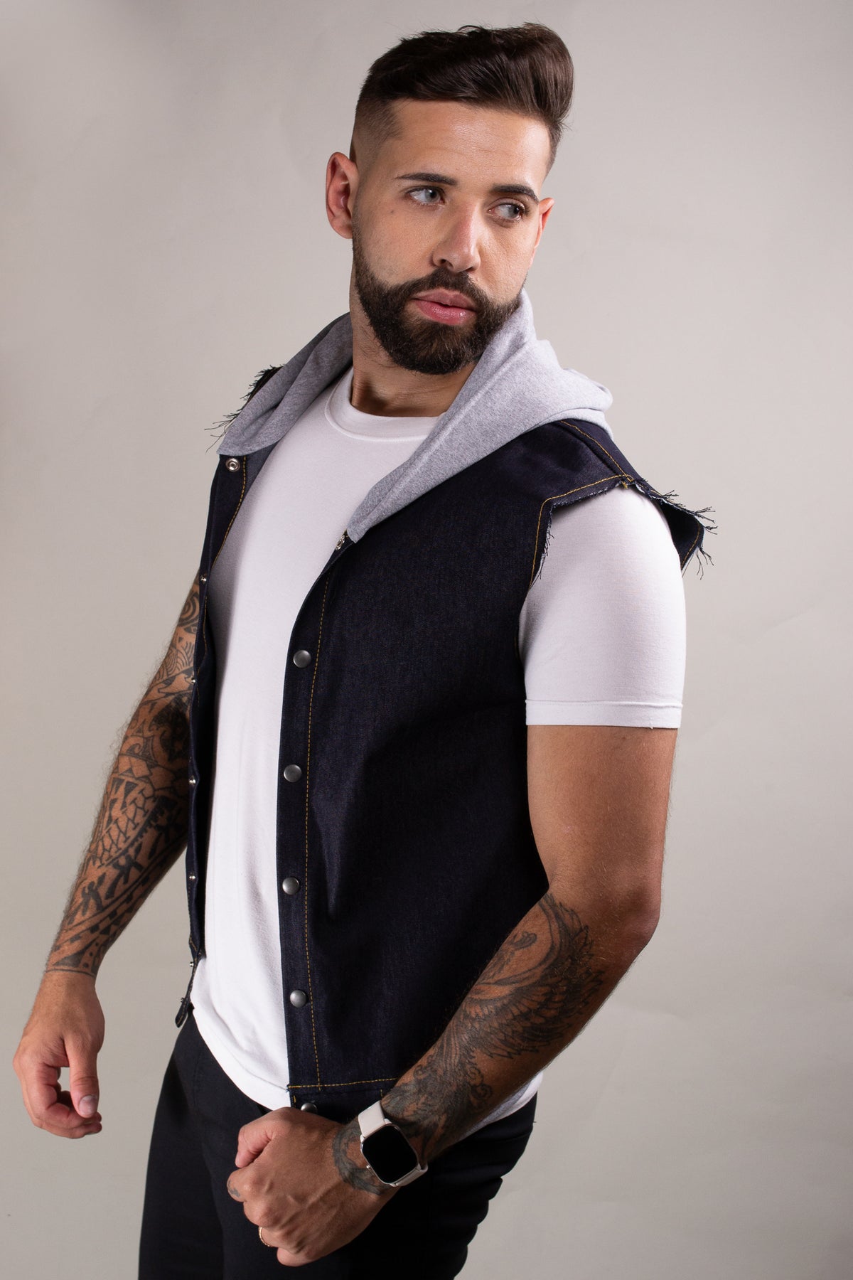 Colete Masculino Jeans