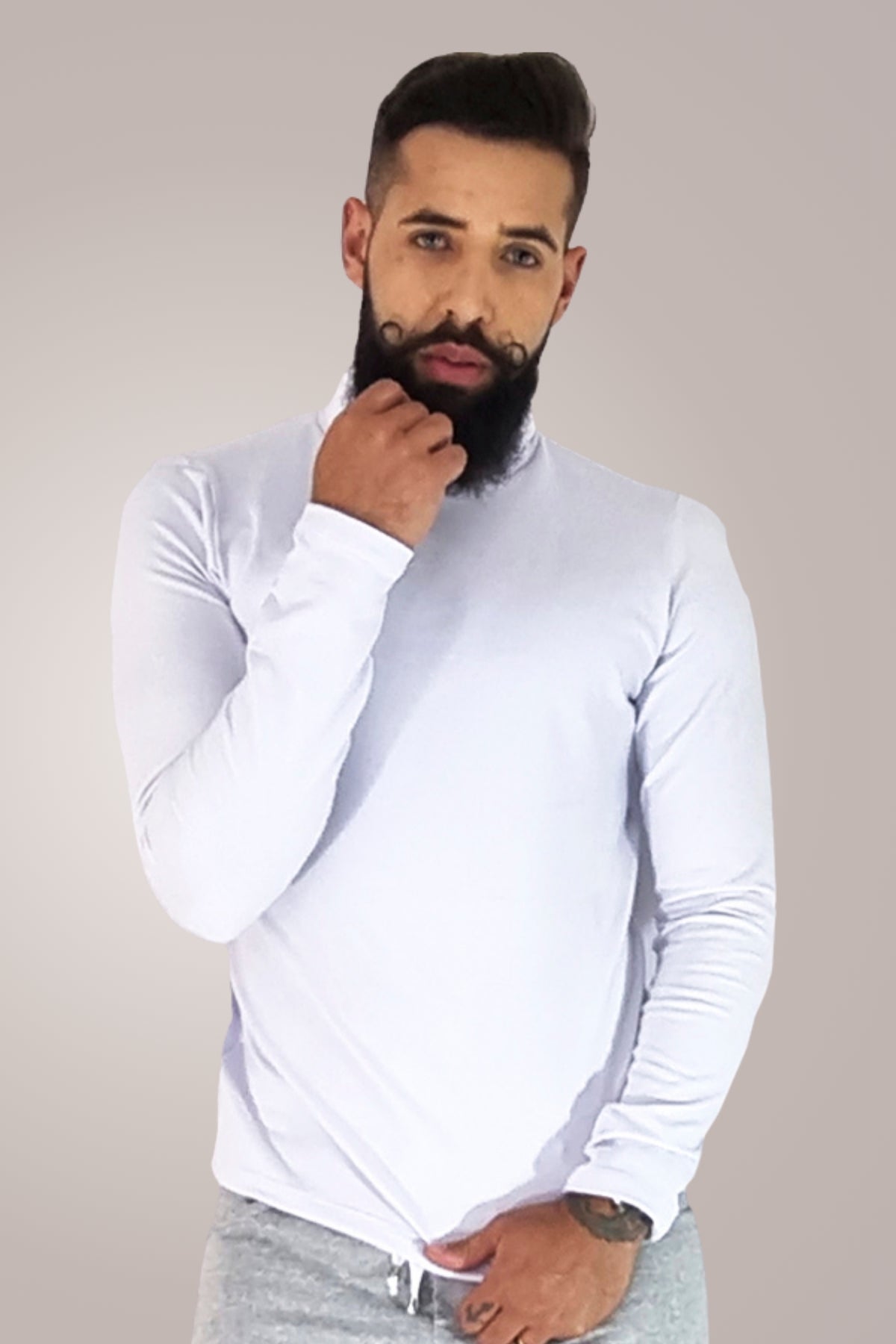 Blusa Masculina em Moletinho Gola Alta