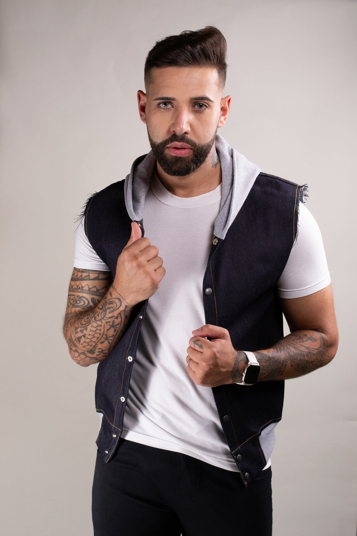 Colete Masculino Jeans