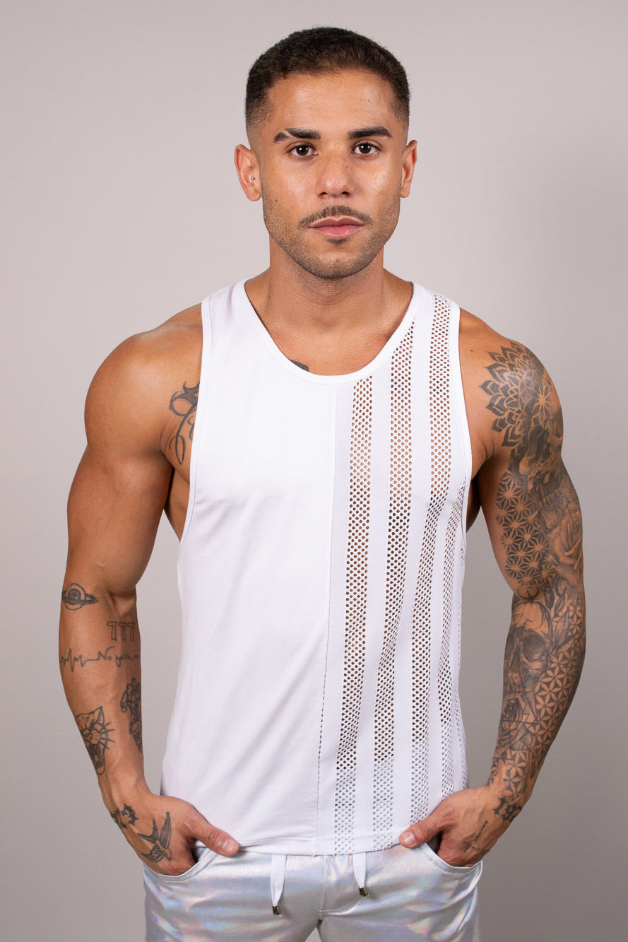 Regata Branca Laise com Viscolycra