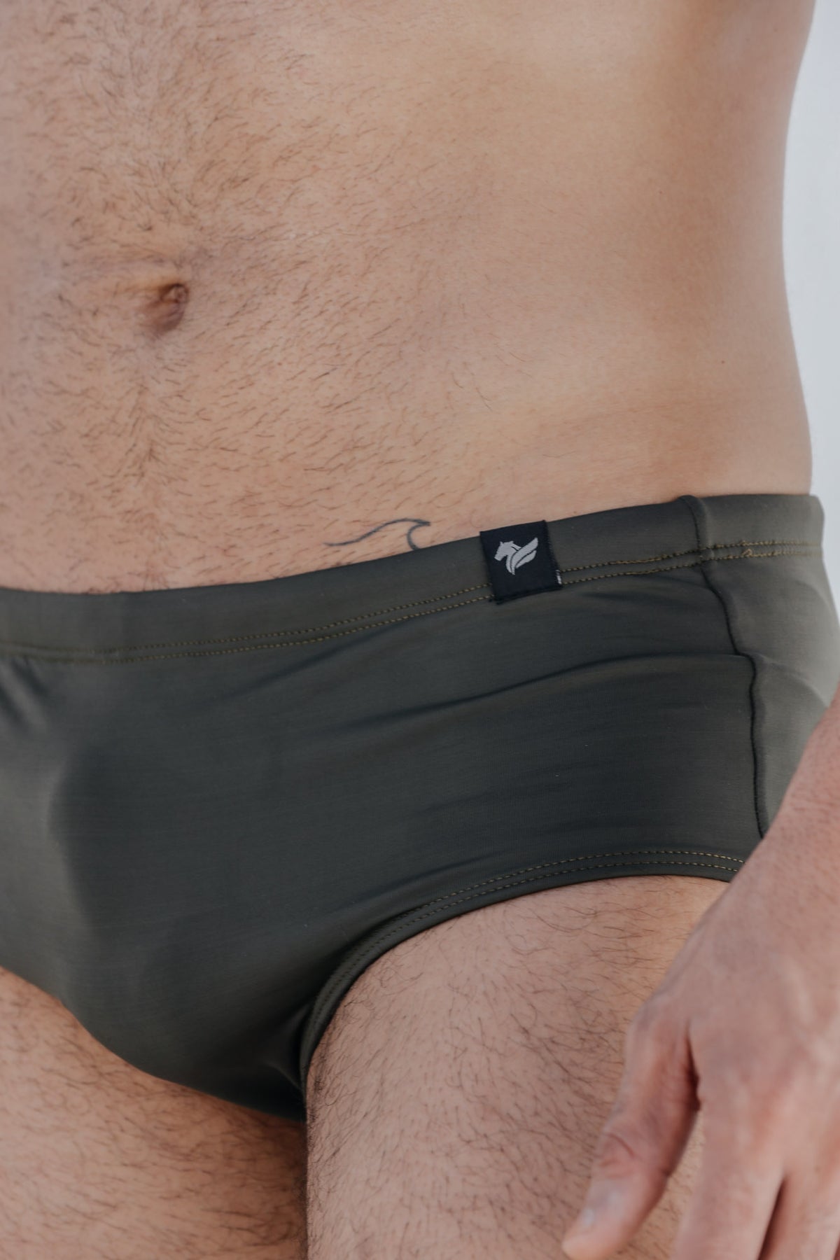 Sunga Clássica/Boxer Verde Musgo