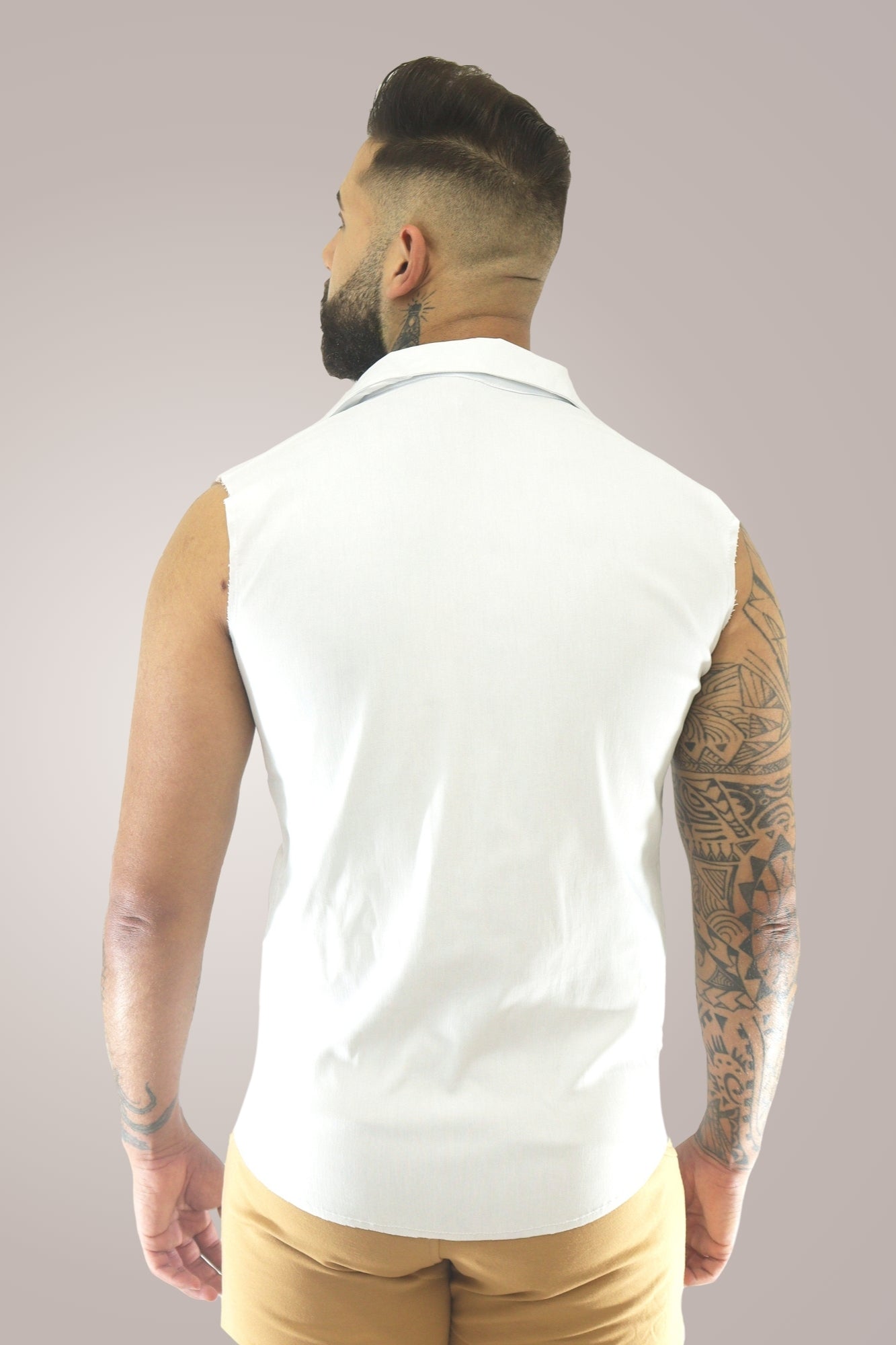Camisa Masculina Modelo Machão Branca