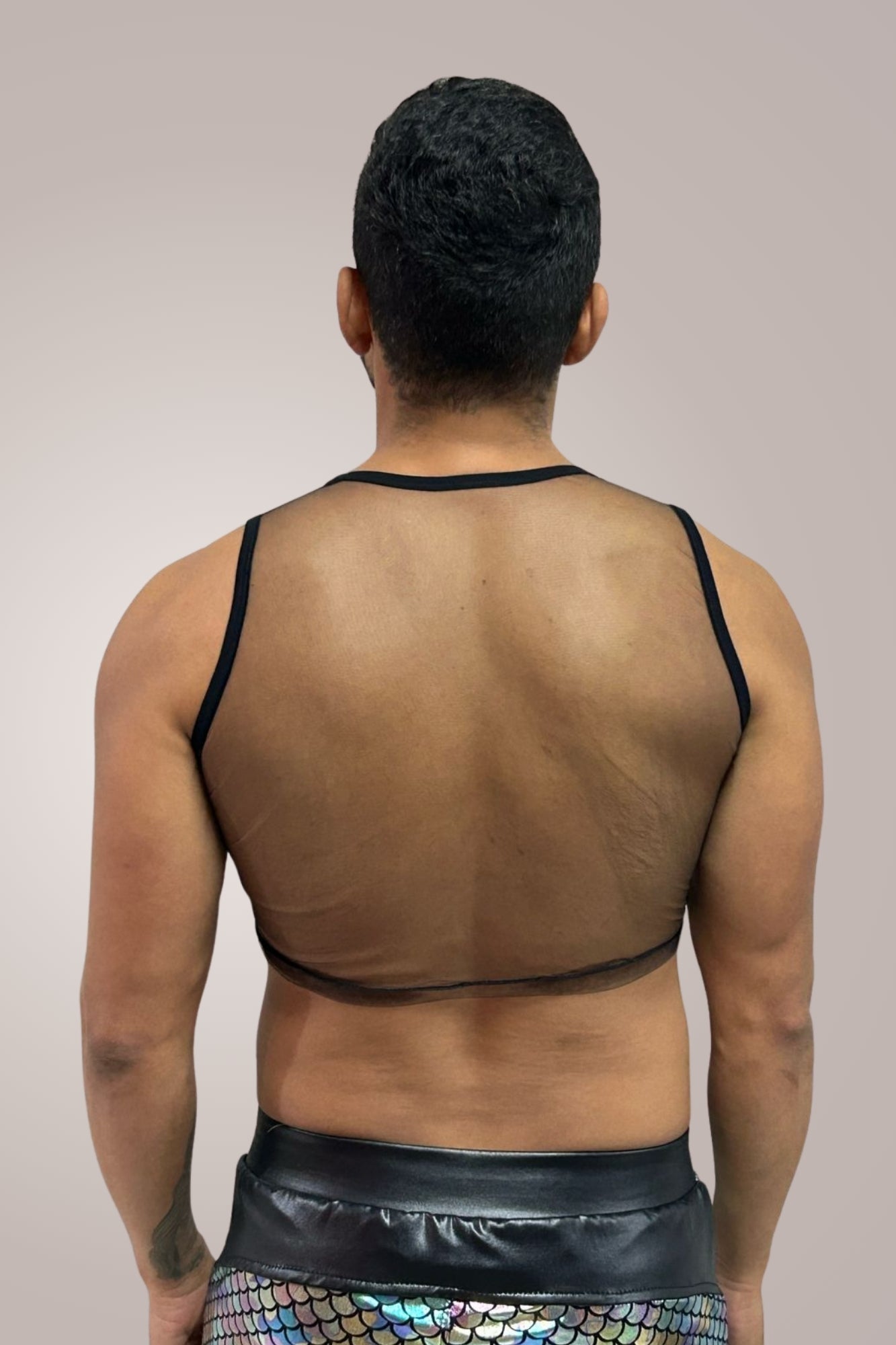 Cropped Masculino em Tule