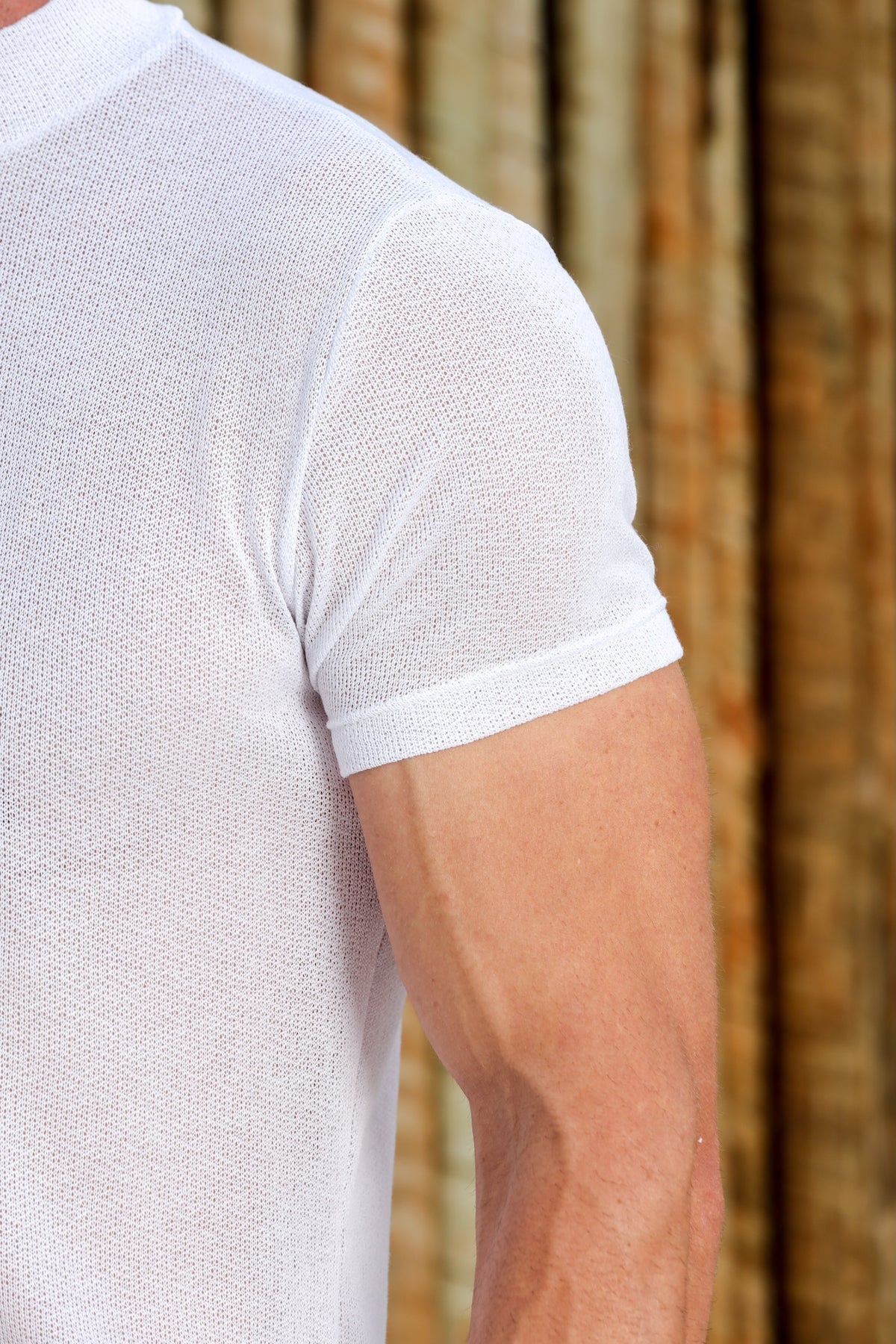 Camiseta Masculina em Lãzinha