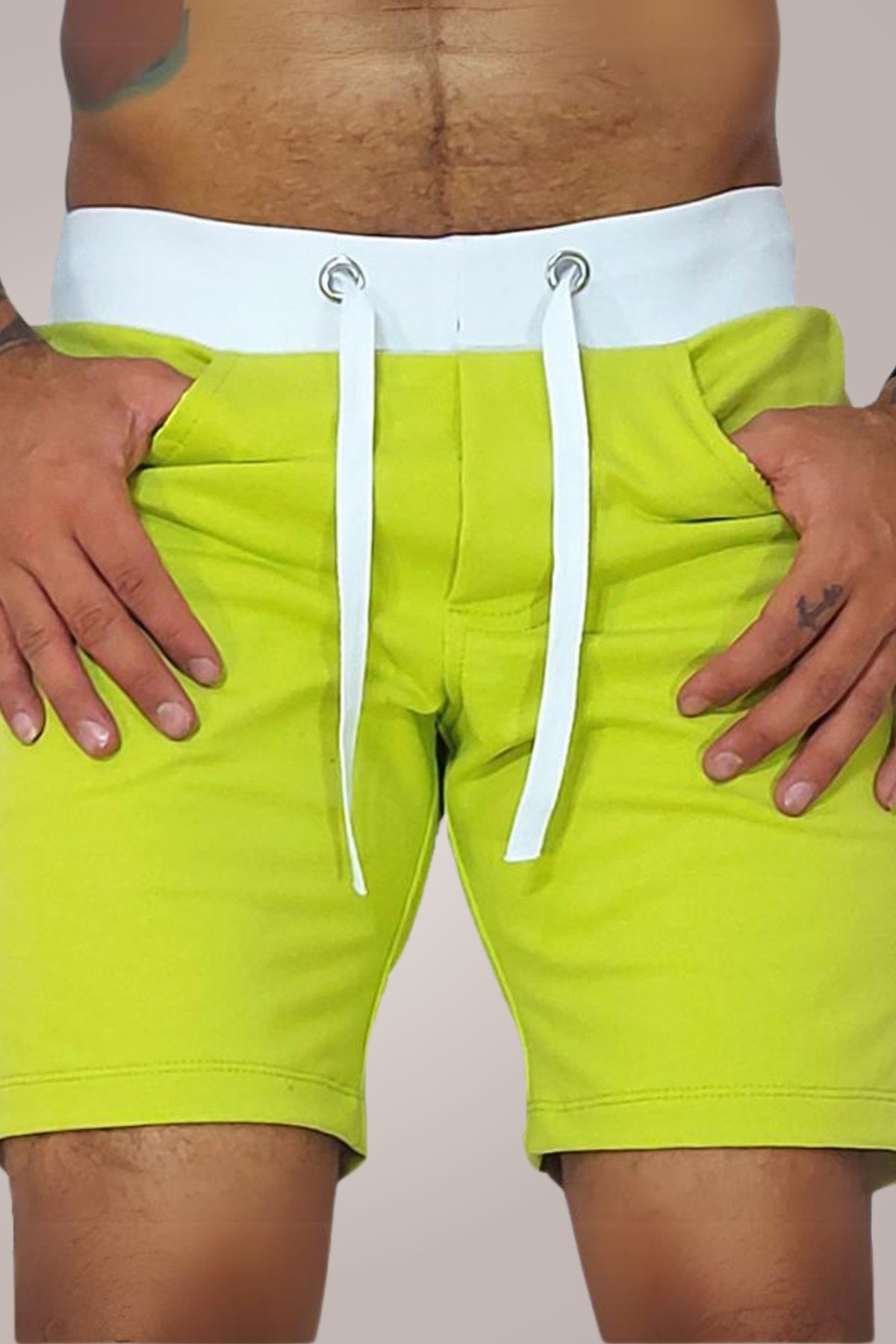 Short Masculino em Moletinho Verde Lima
