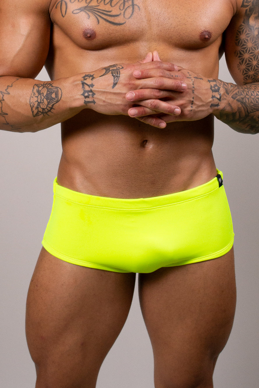 Sunga Clássica/Boxer Neon Amarelo