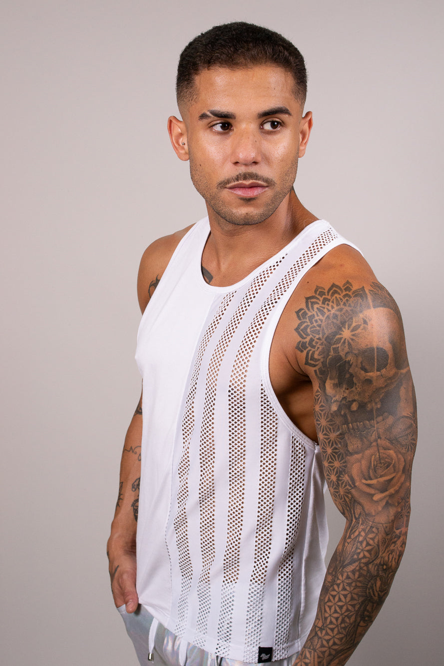 Regata Branca Laise com Viscolycra