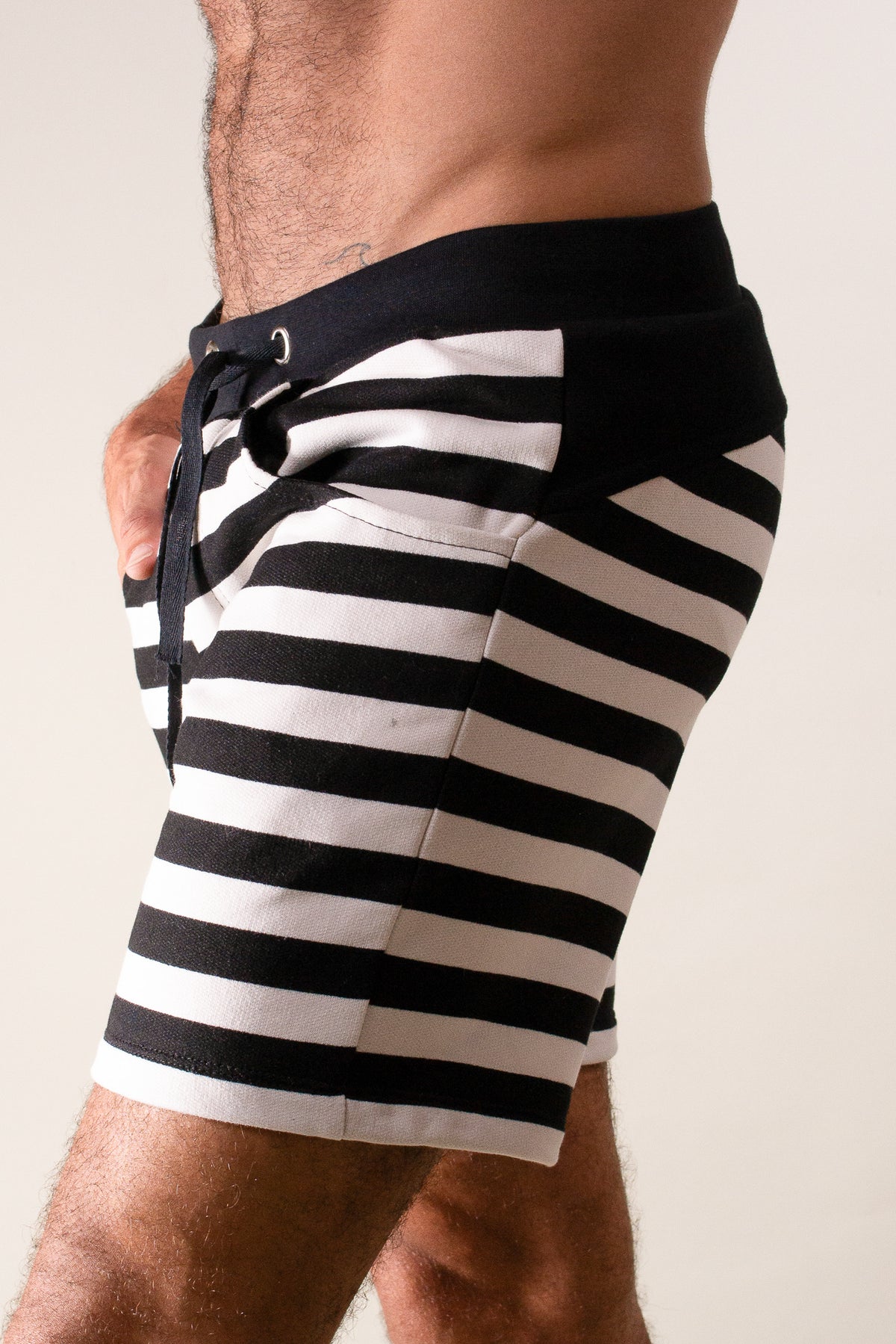 Short Masculino em Cotton Listrado