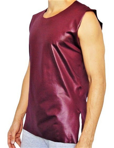 Regata Masculina Machão em Cirrê Cortes Laterais