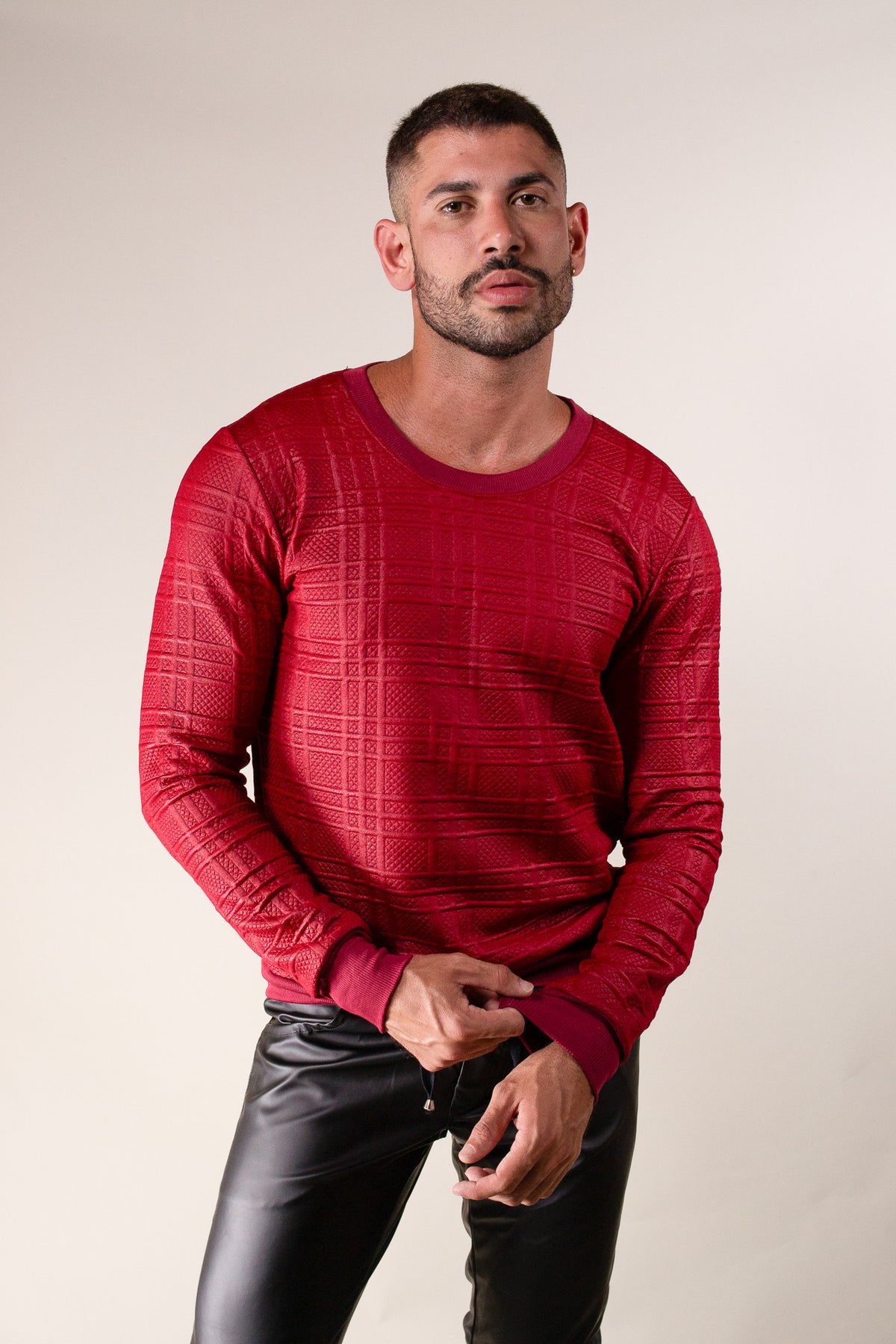 Blusa Masculina em Matelassê Resinado