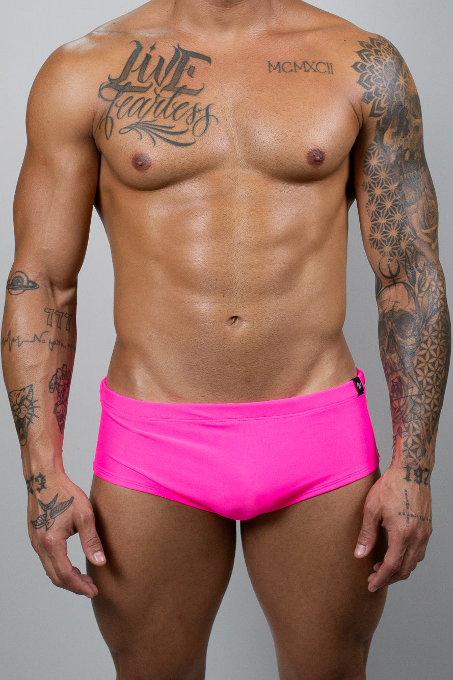 Sunga Clássica/Boxer Neon Pink