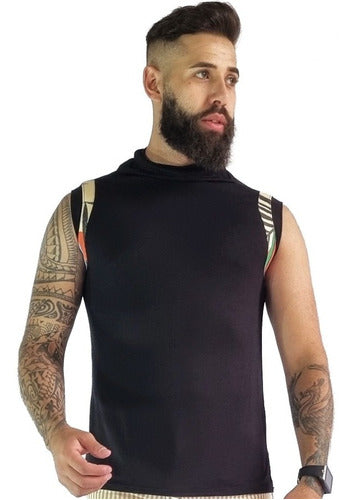 Regata Masculina Long Fit Preto