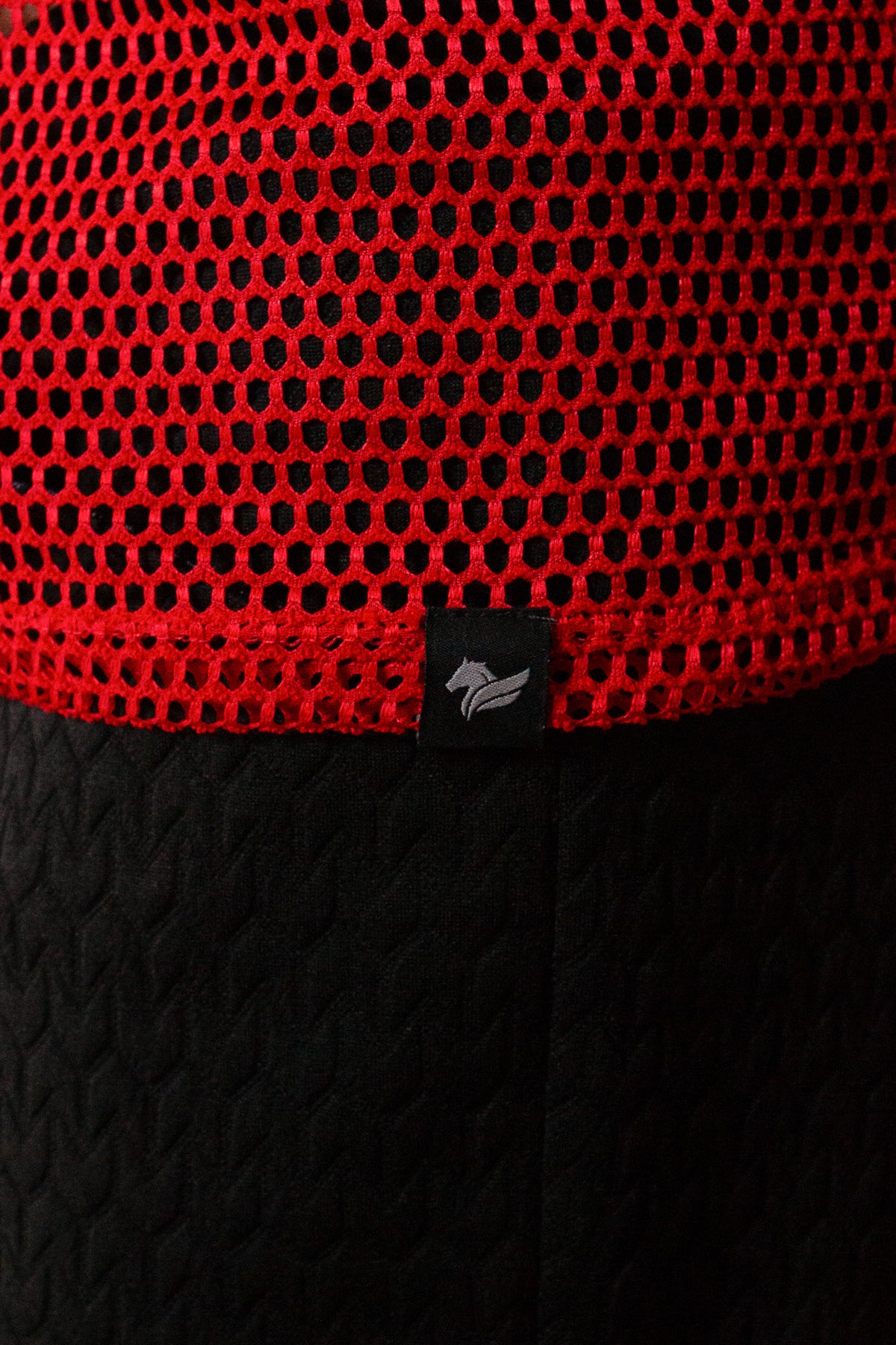 Camiseta Masculina Manga Longa em Arrastão Vermelho