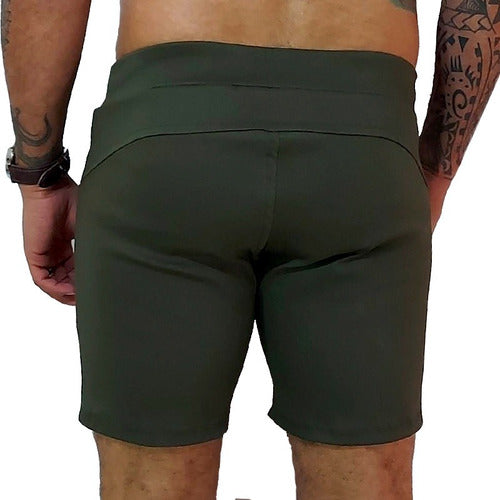 Short Masculino em Bengaline Verde