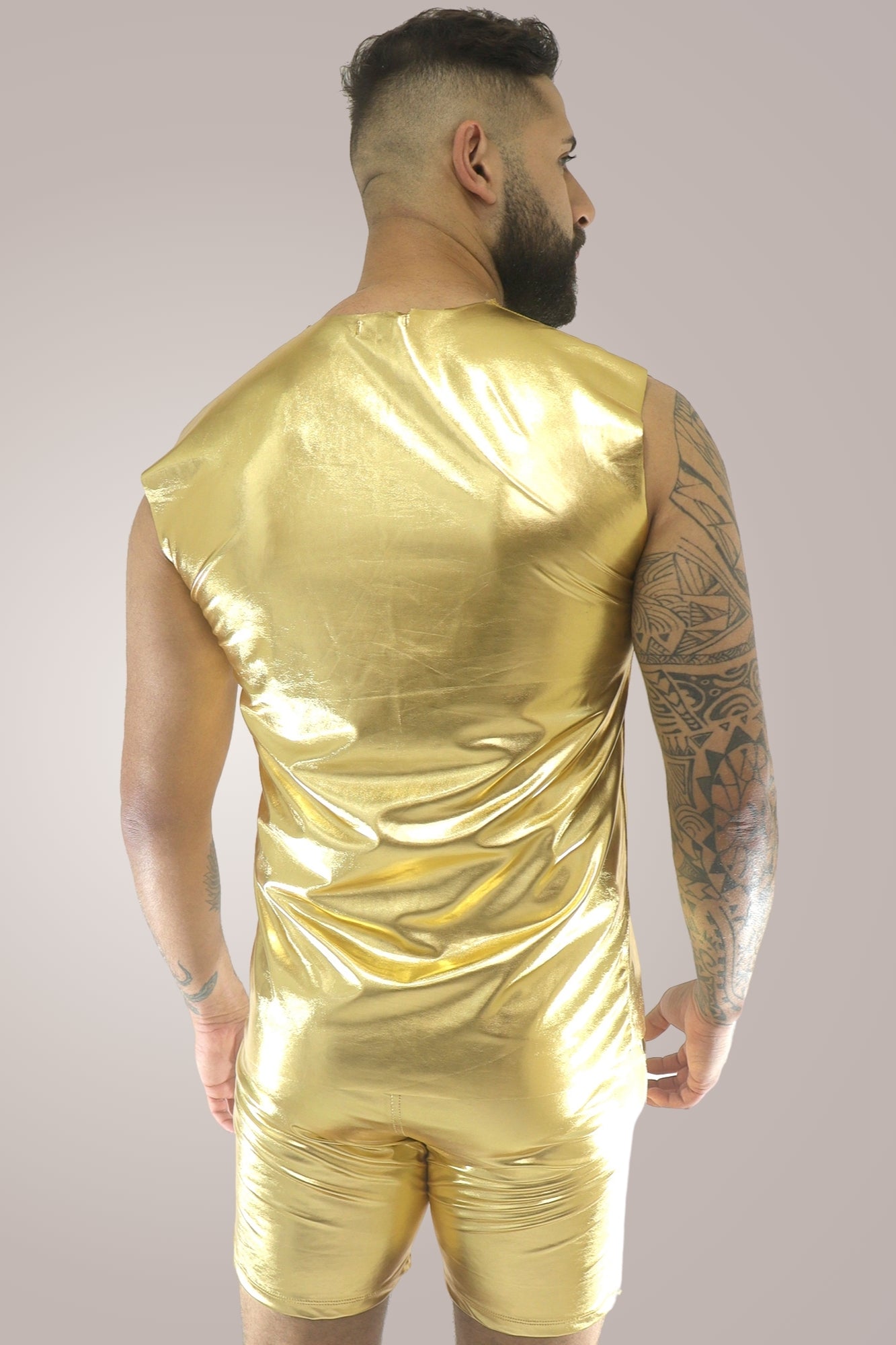 Conjunto Casual Masculino Metalizado