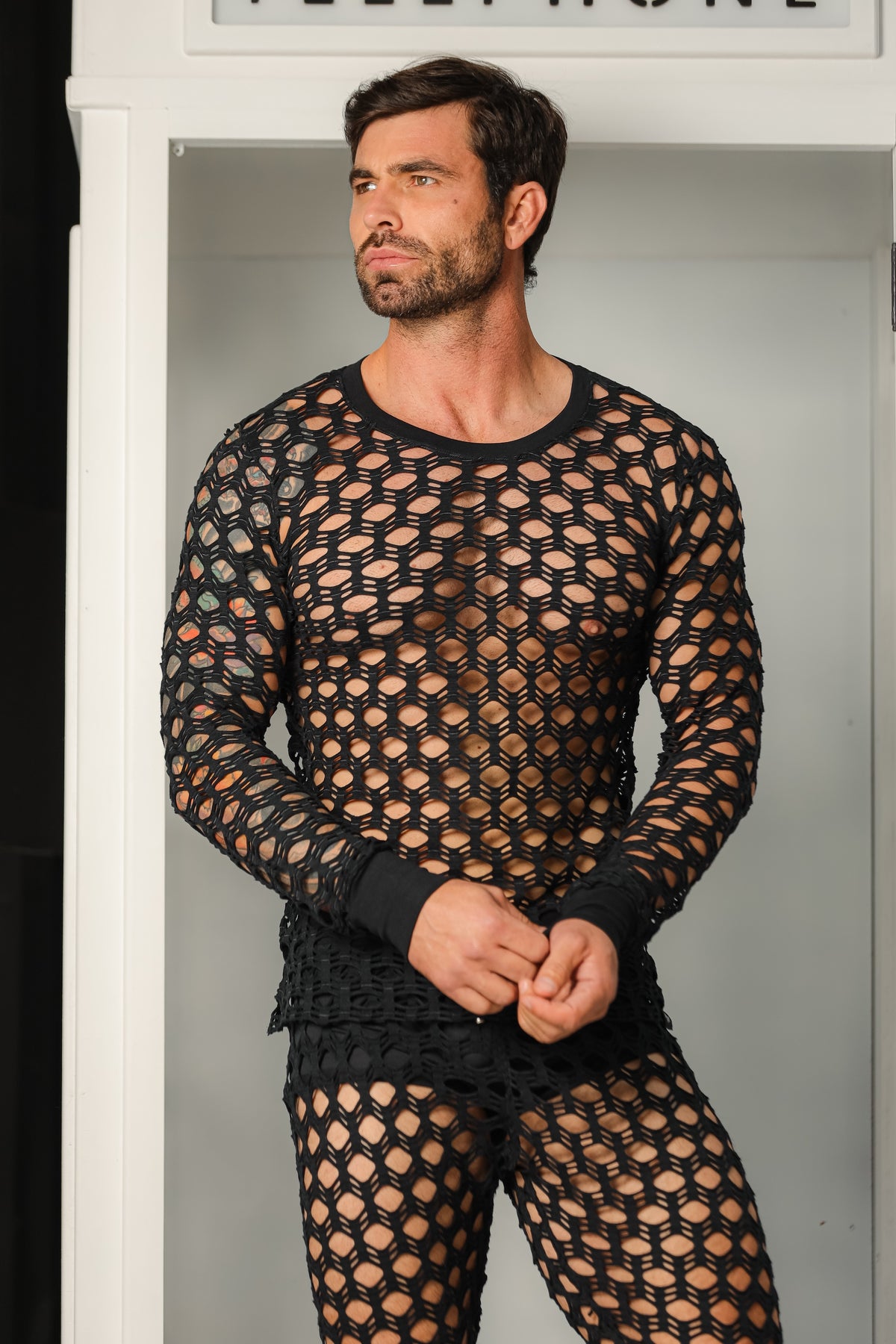 Conjunto Masculino em Arrastão Aberto