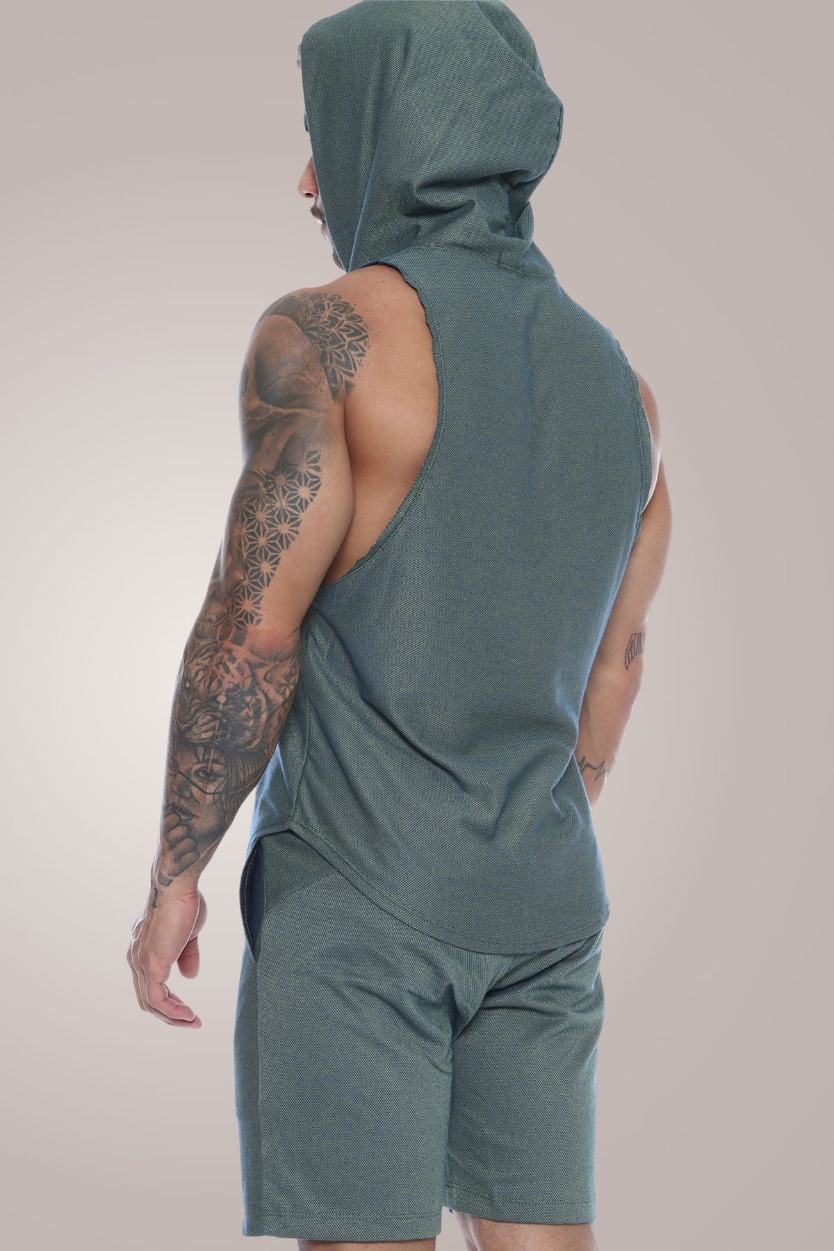 Conjunto Masculino em Malha Jeans