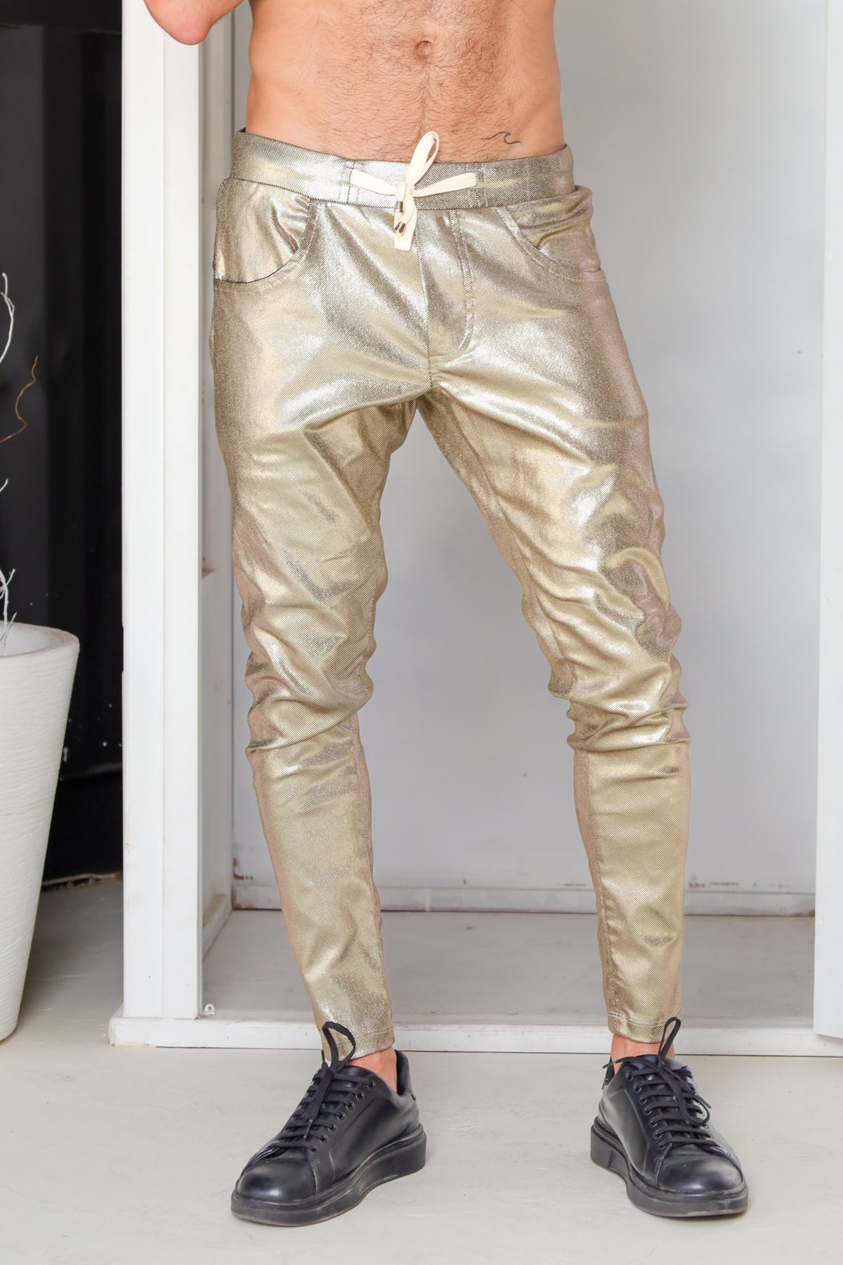 Calça Masculina em Bengaline Resinado