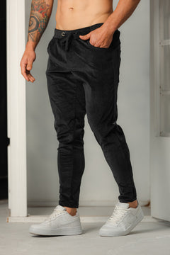 Calça Masculina em Malha Suede