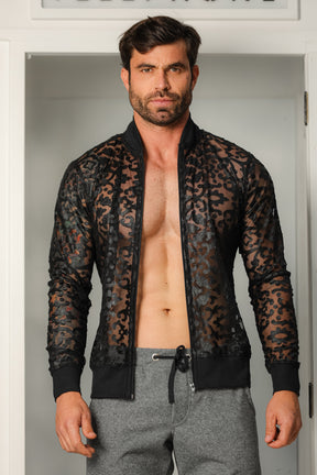 Jaqueta Masculina em Tule Resinado Edição Limitada