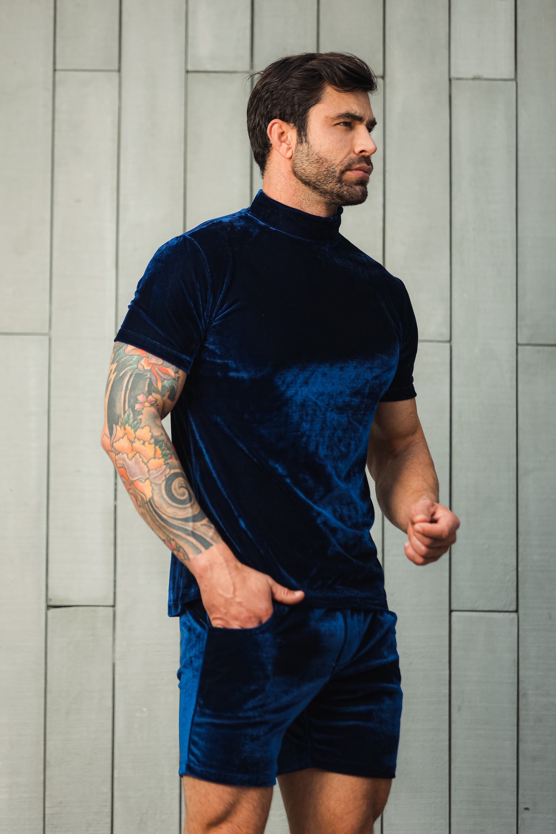 Conjunto Masculino em Veludo