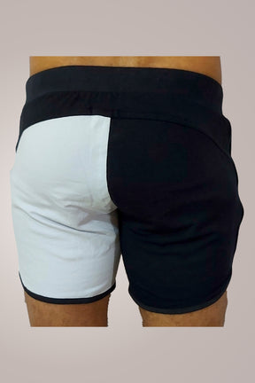 Short Masculino Modelo Fit Black/White
