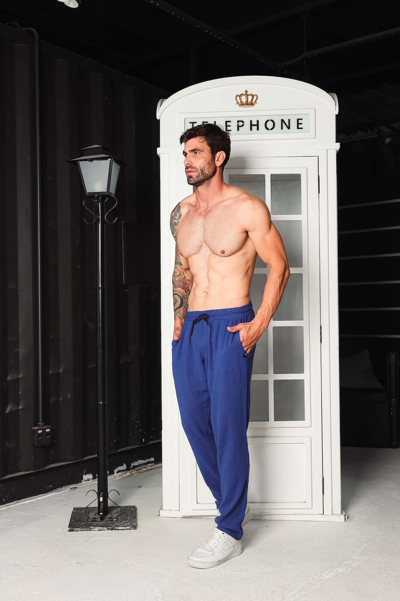 Calça Masculina em Malha Gaze