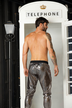 Calça Masculina em Malha Holográfica