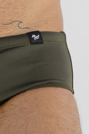 Sunga Slim Verde Musgo