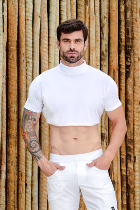 Cropped Masculino em Veludo