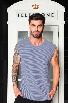 Regata Machão Viscolycra Listrada