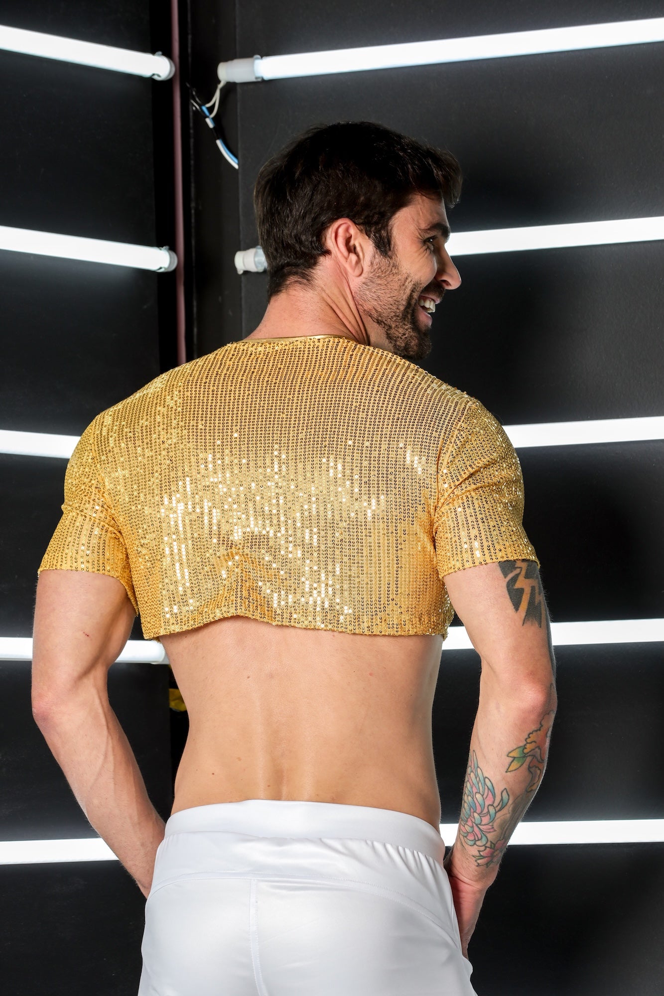 Cropped Masculino em Paetê