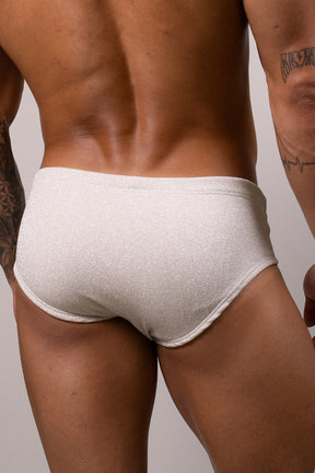 Sunga Slim Lurex Branco